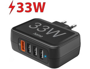 Ładowarka sieciowa HAMA 201629 33W Czarny